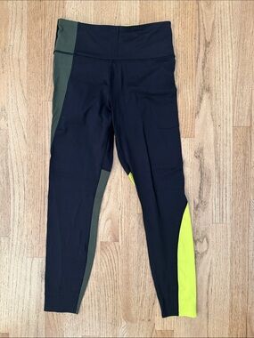 Athleta Asym Colorblock Leggings